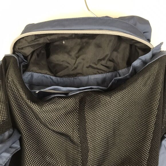 Kerrits Hooded Riding Jacket Waterproof Vents Pockets Blue Rain Coat Size Small - Picture 10 of 16